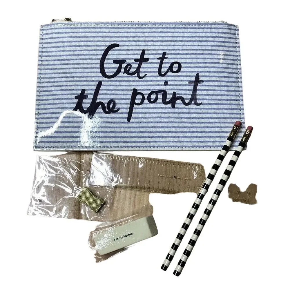 Kate Spade New York Seersucker Pencil Pouch